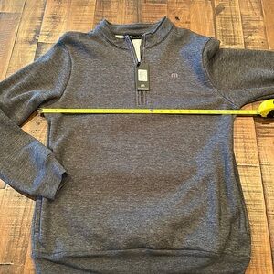 Travis Mathew Glacial 1/4 Zip Sweater Heather Grey NWT Medium